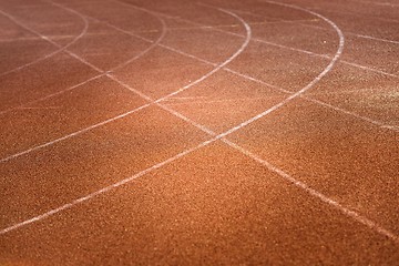 Image showing Running track outdoors