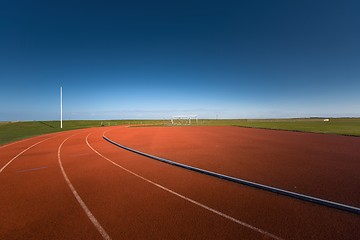 Image showing Running track outdoors