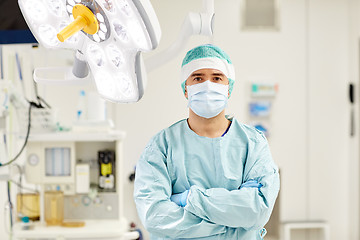 Image showing surgeon in operating room at hospital