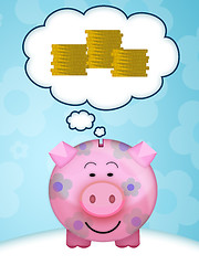 Image showing Pig moneybox