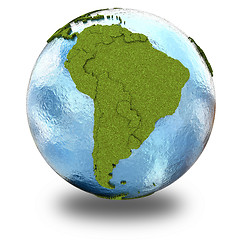 Image showing South America on planet Earth