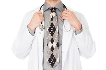 Image showing Male doctor, concept of healthcare and medicine