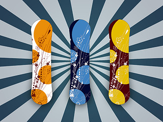 Image showing snowboard