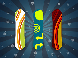 Image showing snowboard