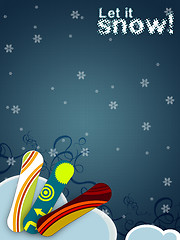 Image showing snowboard