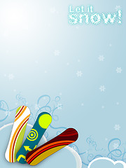 Image showing snowboard