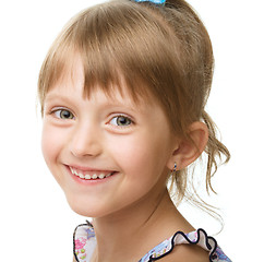 Image showing Portrait of a cute little girl