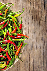 Image showing Chilli in a bowl 