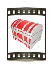 Image showing cartoon chest. The film strip