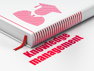 Image showing Studying concept: book Student, Knowledge Management on white background