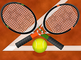 Image showing tennis