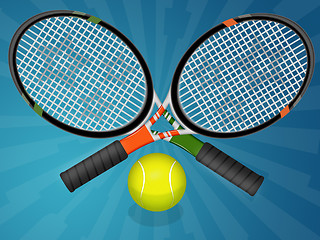 Image showing Tennis ball