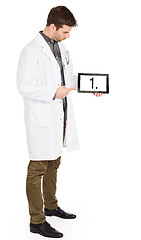 Image showing Doctor holding tablet - Number 1