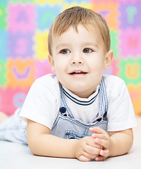 Image showing Portrait of a little boy