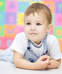 Image showing Portrait of a little boy