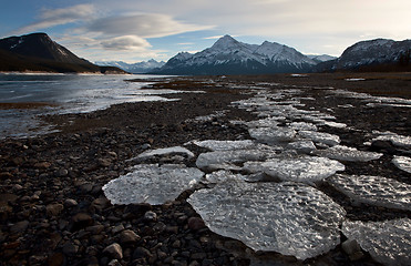 Image showing Abraham Lake Winter