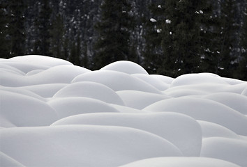 Image showing Mountain Snow Moguls