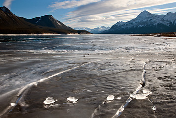 Image showing Abraham Lake Winter