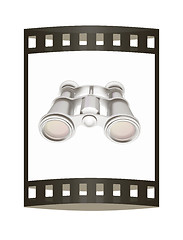 Image showing binoculars. The film strip