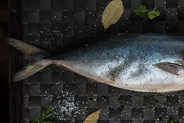 Image showing raw tuna fish