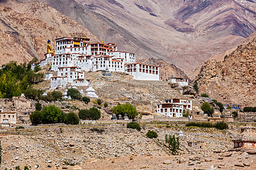 Image showing Likir Gompa Tibetan Buddhist monastery in Himalayas