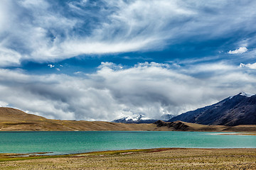 Image showing Himalayan lake Kyagar Tso, Ladakh, India