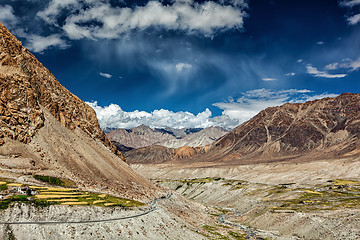 Image showing Kardung village in Himalayas