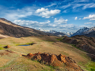 Image showing Himalayan landscape in Himalayas