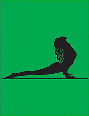 Image showing silo yoga updog pose