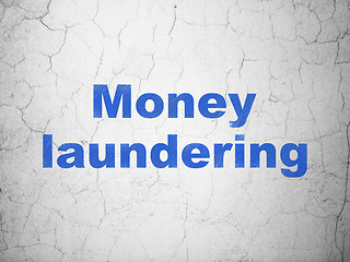 Image showing Money concept: Money Laundering on wall background