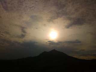 Image showing Sunrise over mountains