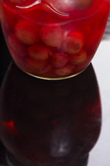 Image showing homemade stewed fruit eco plum