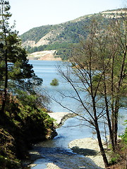 Image showing Blue water lake. Cyprus