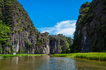 Image showing Tam Coc tourist destination in Vietnam