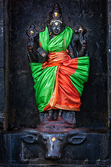 Image showing Durga image, Airavatesvara Temple, Darasuram