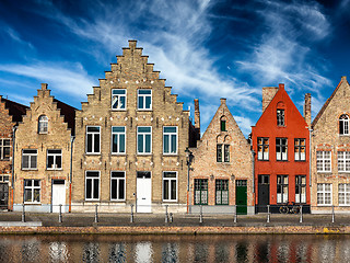 Image showing Bruges town view, Belgium