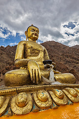 Image showing Statue in Hemis Gompa