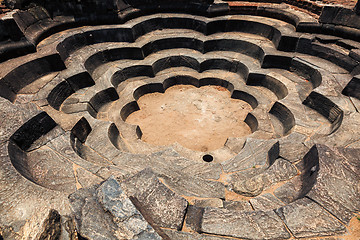 Image showing Lotus Pond ruins, Sri Lanka