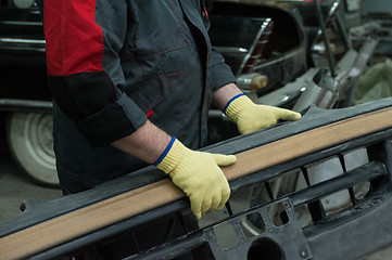 Image showing Repairing automotive body