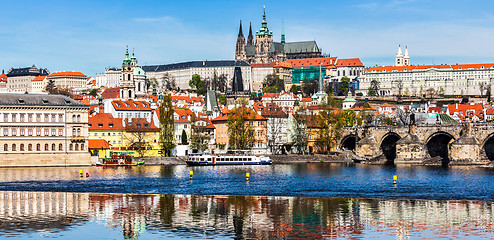 Image showing Gradchany Prague Castle and St. Vitus Cathedral