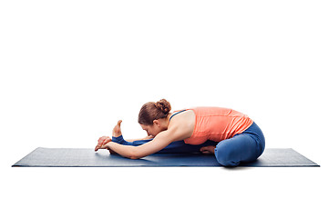 Image showing Woman doing Ashtanga Vinyasa Yoga asana