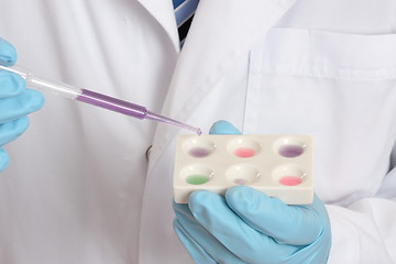 Image showing Medical or scientific research lab tests