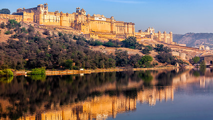 Image showing Amer aka Amber fort, Rajasthan, India