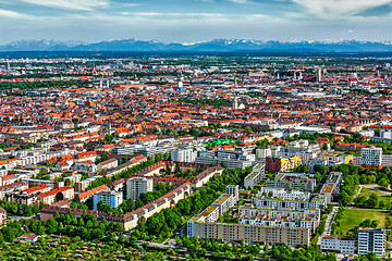 Image showing Aerial view of Munich. Munich, Bavaria, Germany