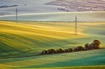 Image showing Moravian summer rolling landcsape