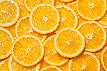 Image showing Colorful orange fruit slices 