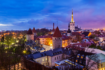 Image showing Tallinn Medieval Old Town, Estonia