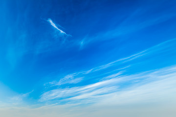 Image showing Blue sky with clouds