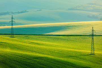 Image showing Moravian summer rolling landcsape