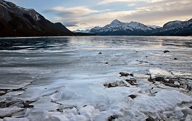 Image showing Abraham Lake Winter